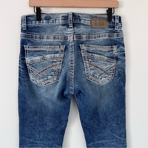 Buckle BKE Aiden Bootleg Bootcut Denim Jeans Mens 32 Long AVS21148 - Picture 5 of 16